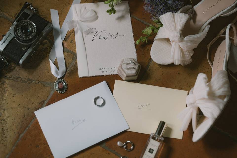 Matrimonio flat lay