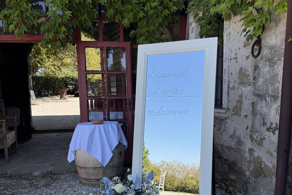 Specchio di benvenuto