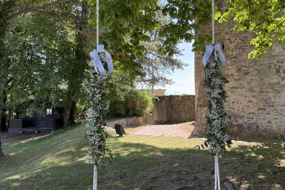 Decorazione altalena Castello