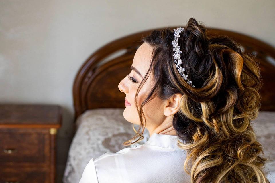 Wedding look - Nadia Gambicchia hairluxury