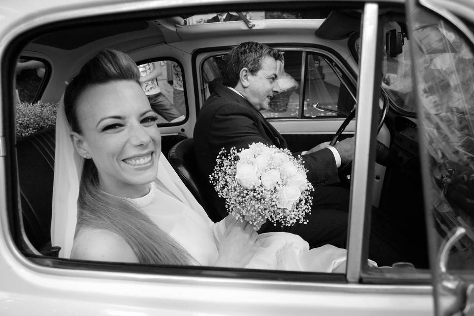 La sposa arriva in 500