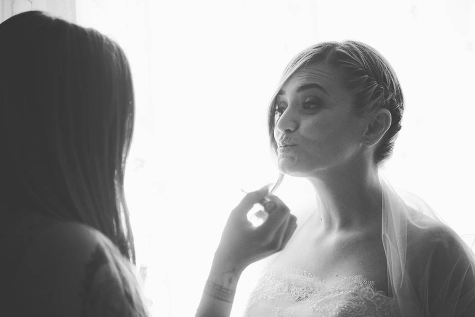 Preparazione sposa