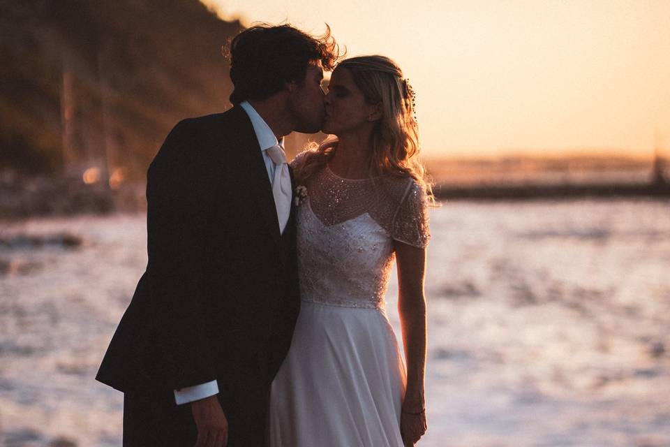 Foto matrimonio-tramonto-mare