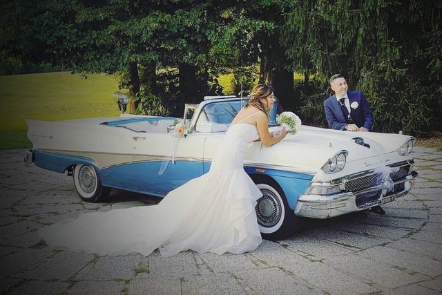 Cornice photobooth Auto d'epoca Car Wedding Vintage 