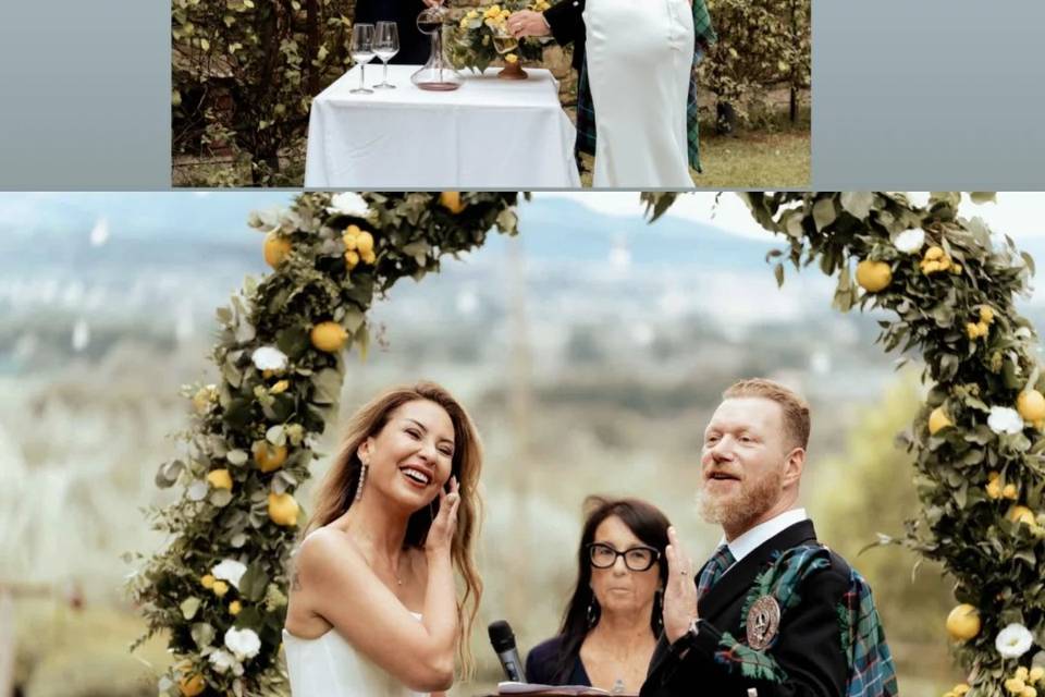 Burcu & Ian's wedding ceremony