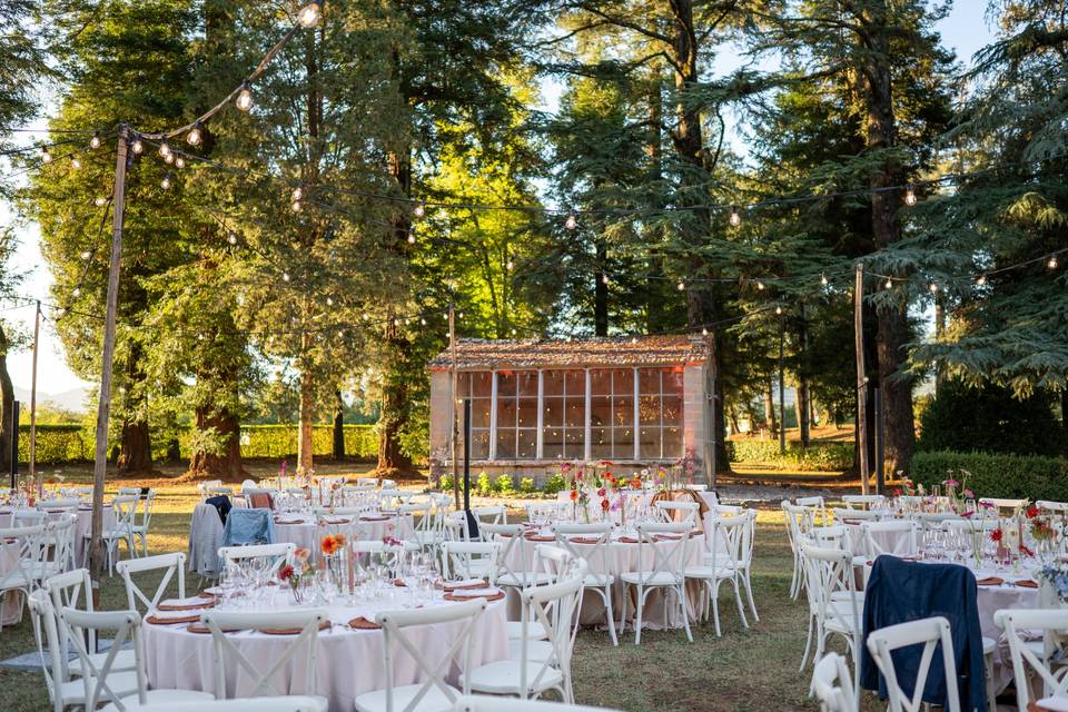 giardino per eventi