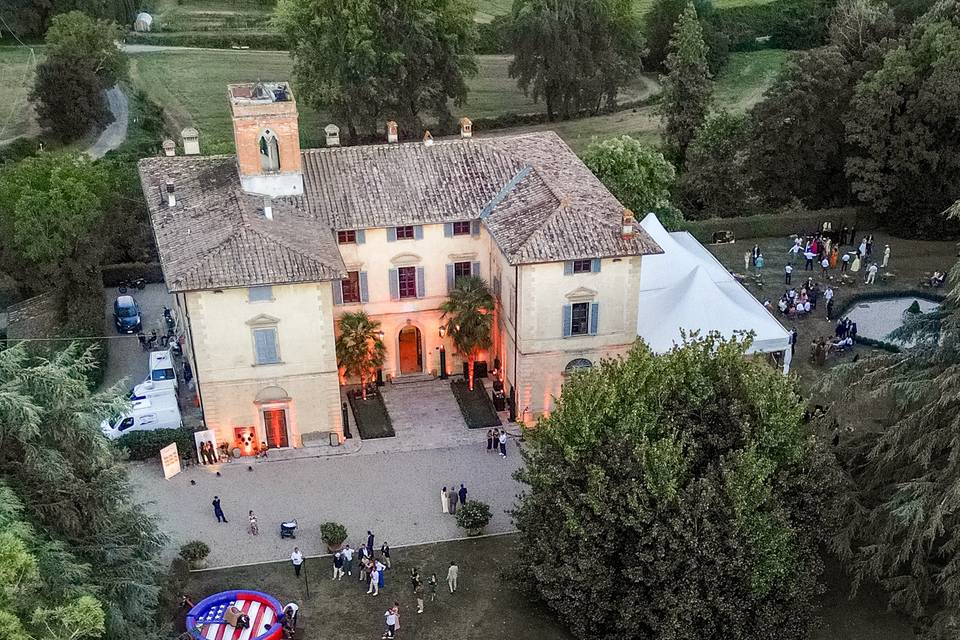 villa in collina