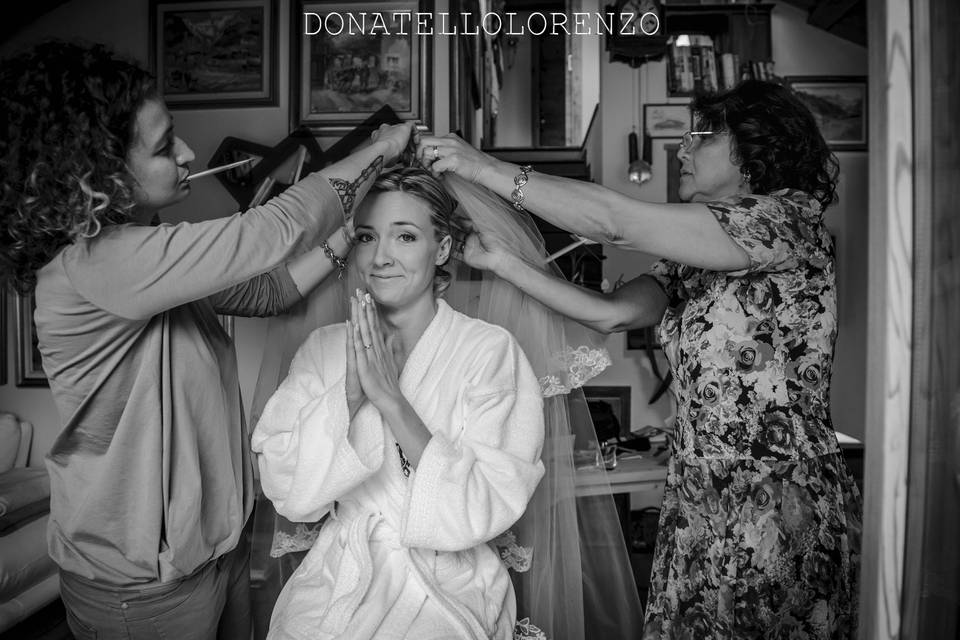 Preparazione sposa