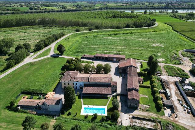 Agriturismo visto dall'alto