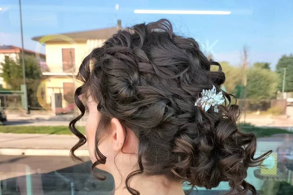 Curly - hair - bride