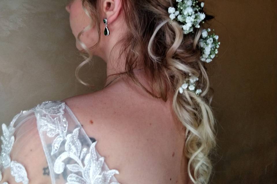 Treccia - incrocio- fiori