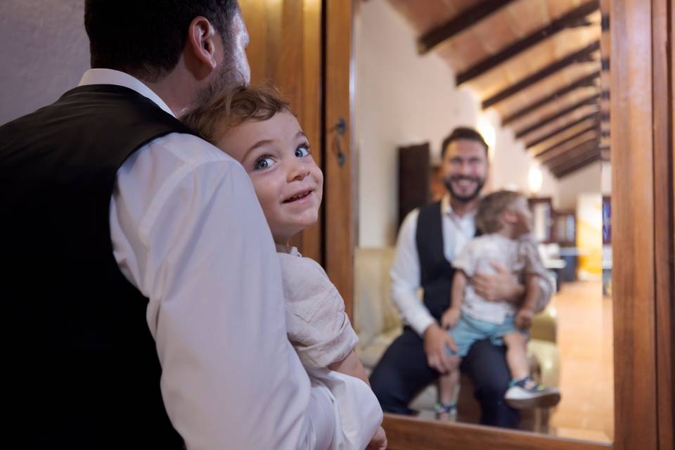 Mauro e il piccolo Giorgio