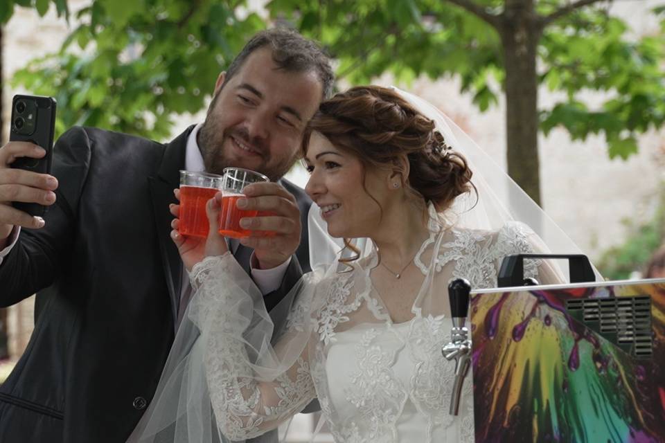 Cocktail catering sposa