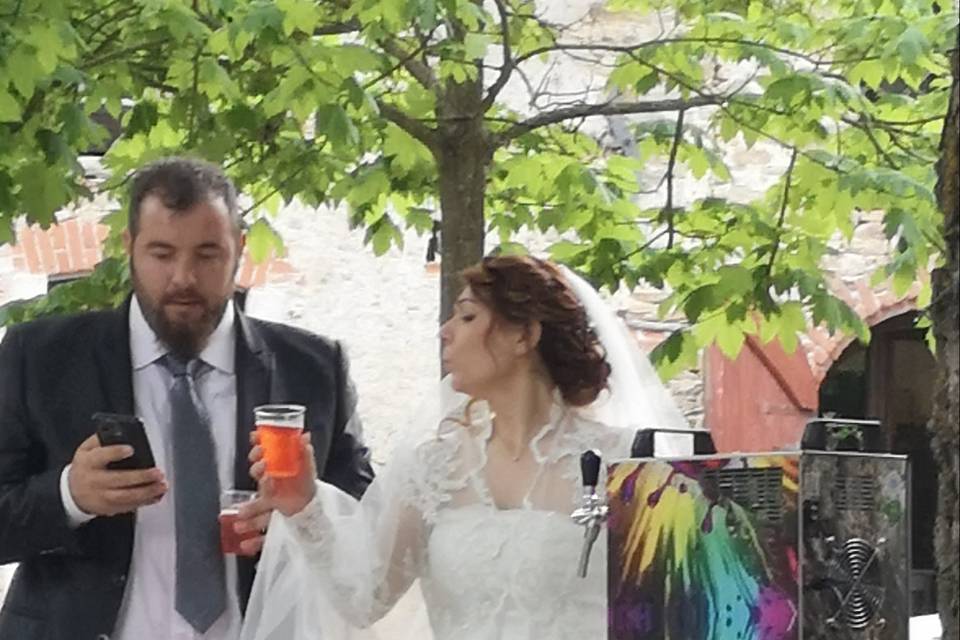 Cocktail catering sposa