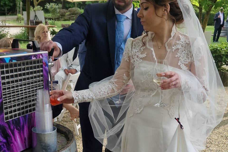 Cocktail catering sposa