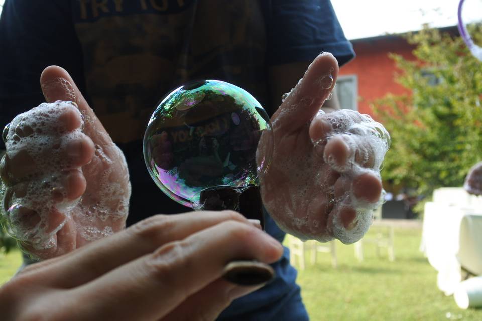 Bolle di sapone giganti