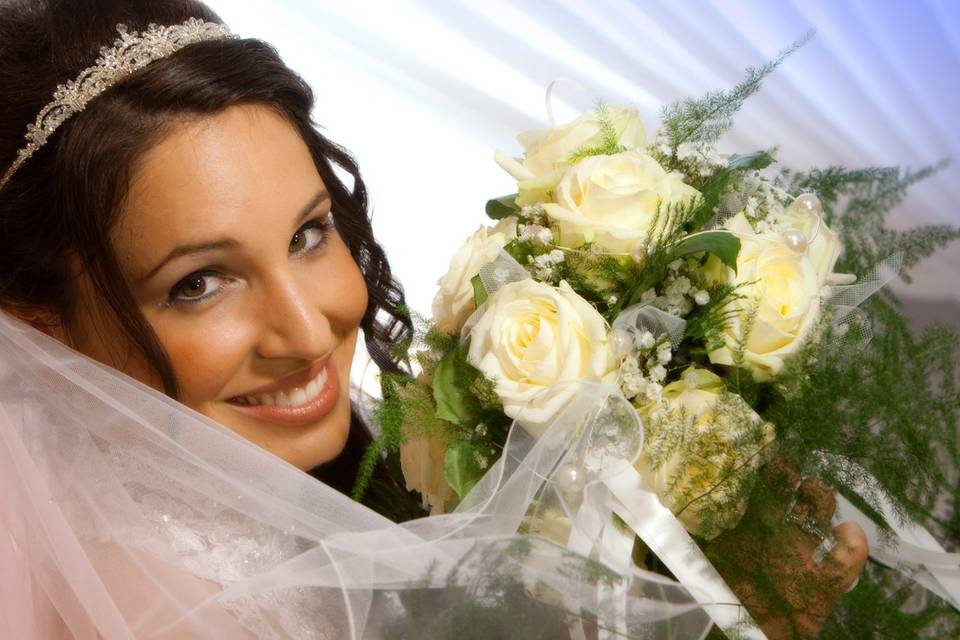 La sposa  prima di uscire