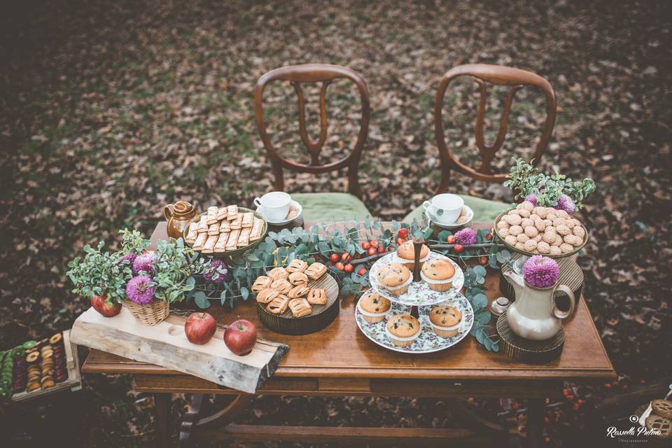 Allestimento engagement shoot