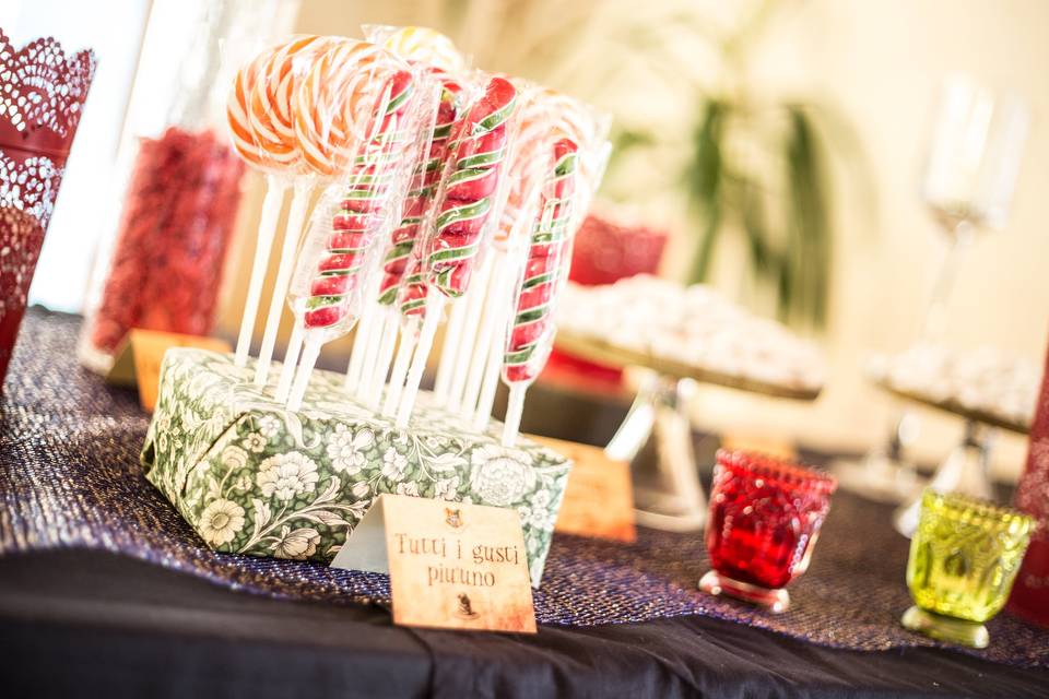 Candy buffet tema Harry Potter