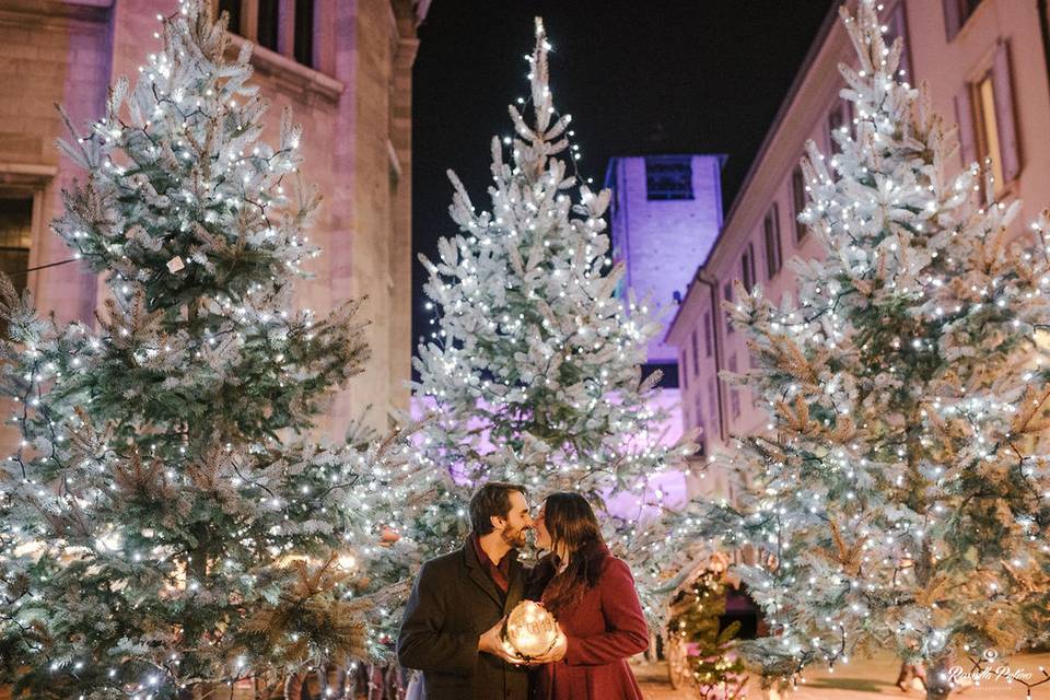 Christmas engagement shooting