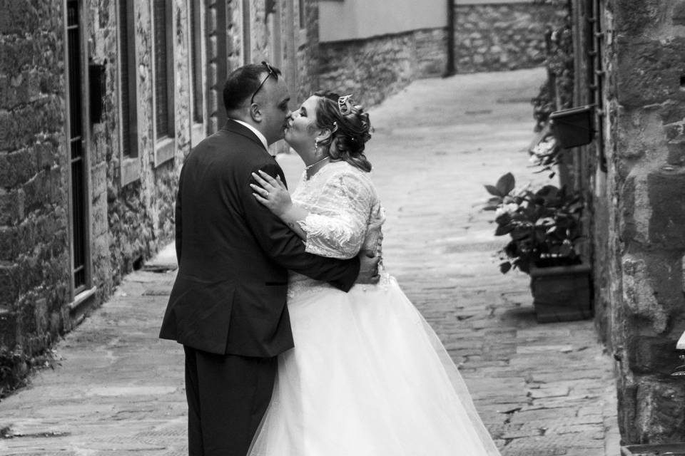 Un bacio romantico
