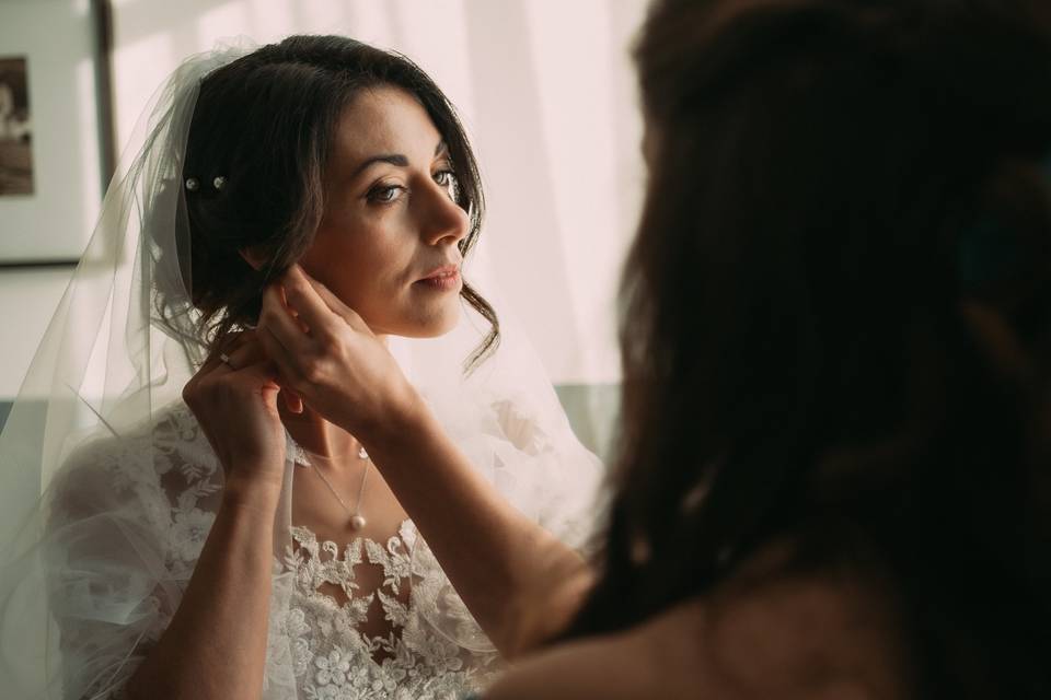 Preparazione sposa