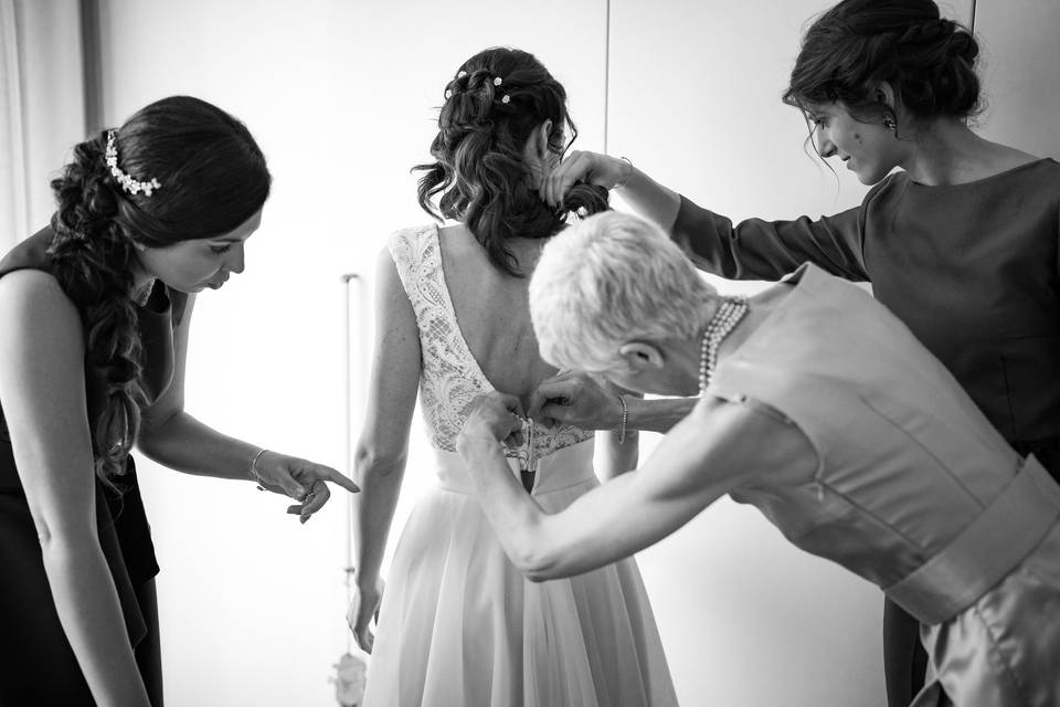 Preparazione sposa