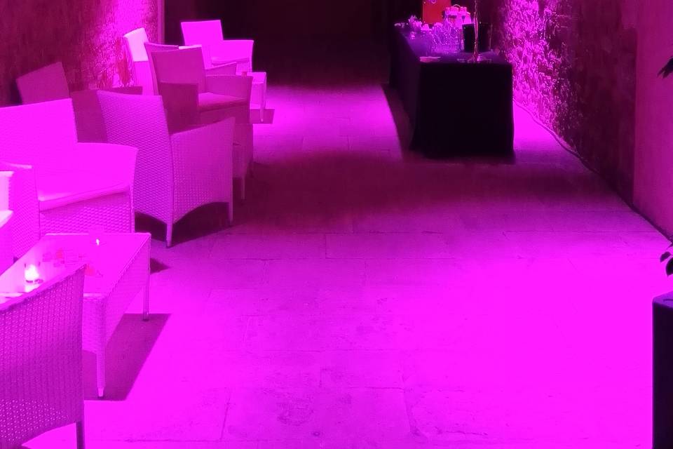 Lounge in disco