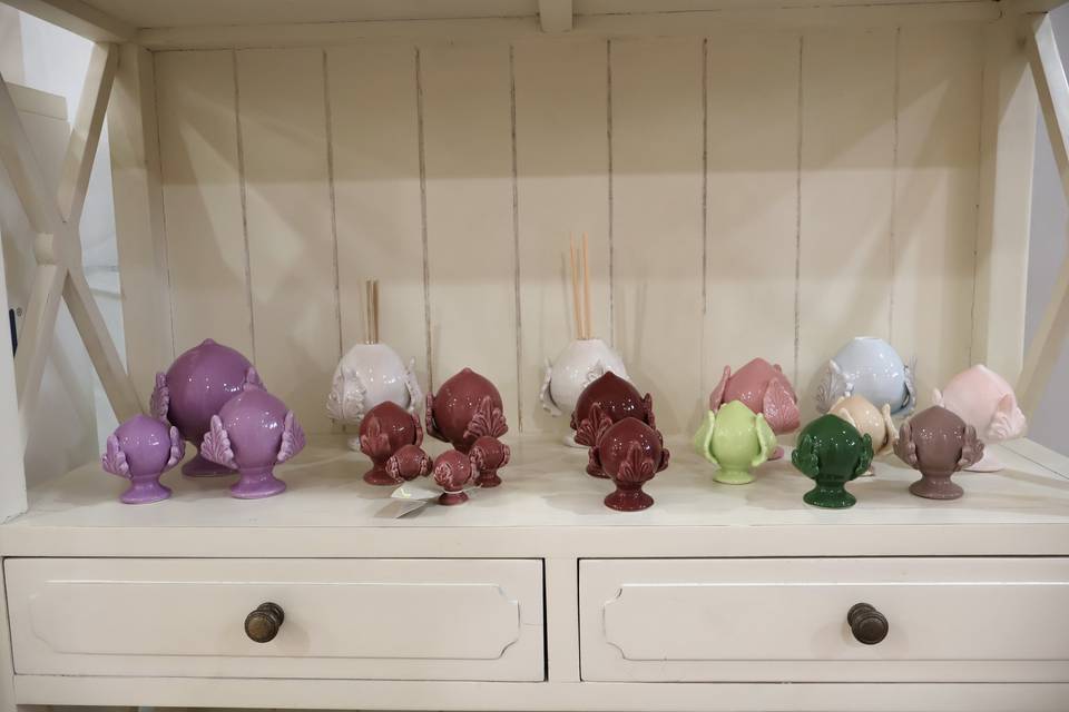 Pumi in Ceramica Colorati