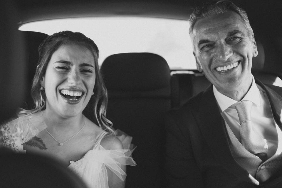 Sposa con papà