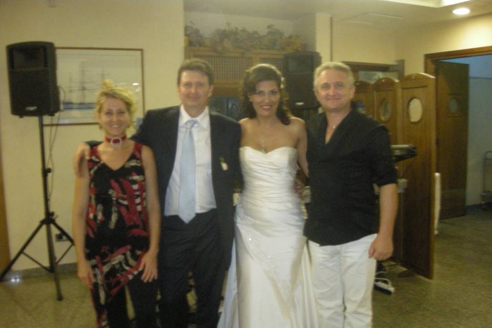 Tyron e Novella matrimonio