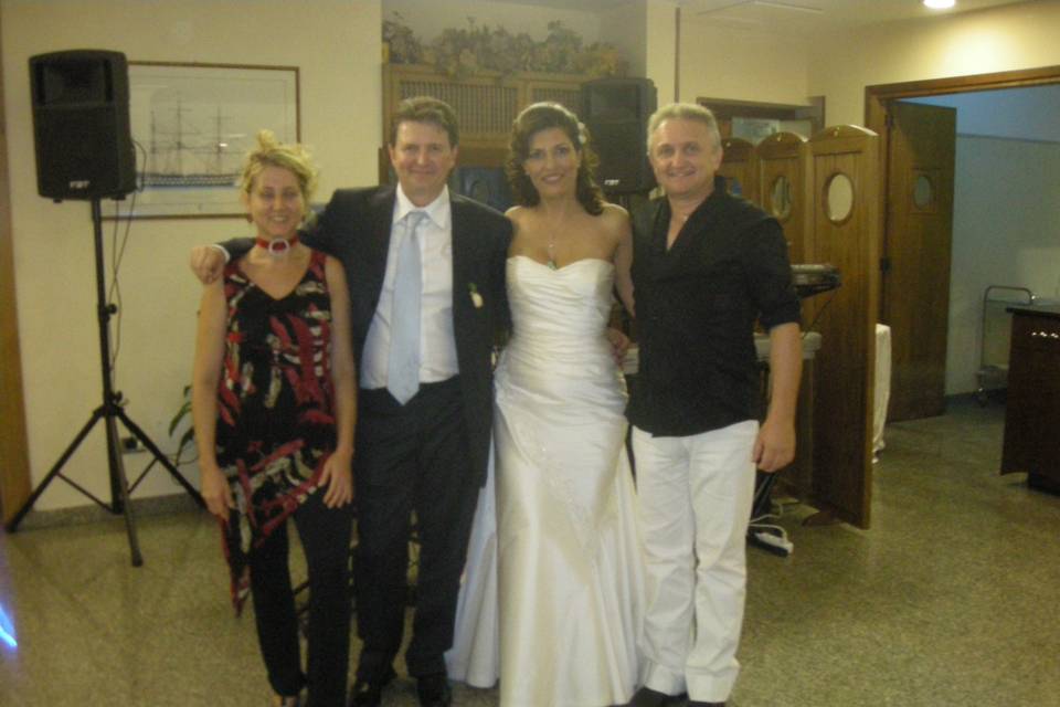Tyron e Novella matrimonio