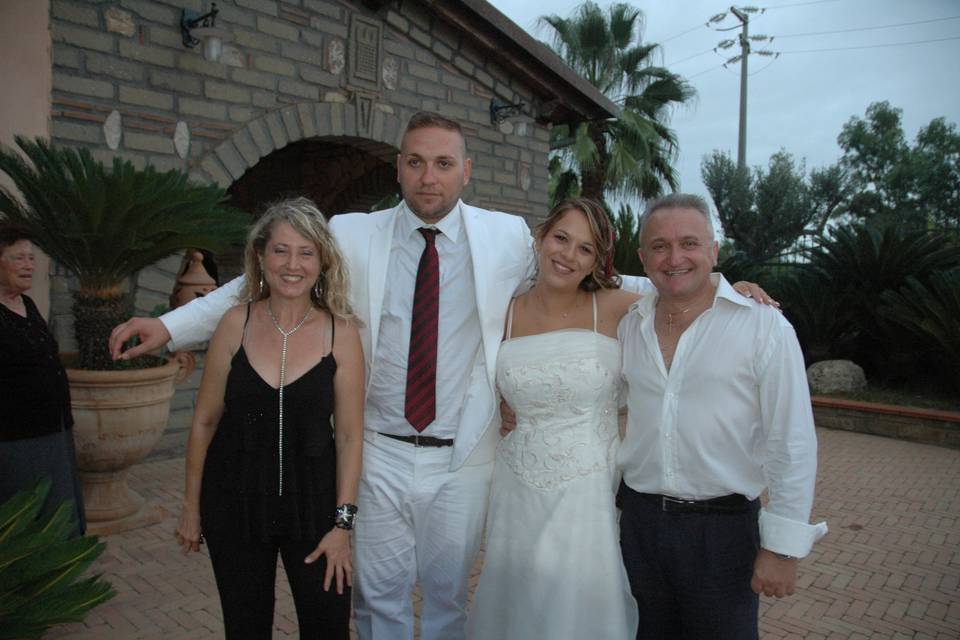 Tyron e Novella matrimonio