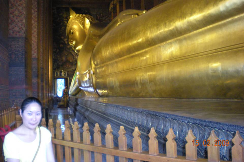 Buddha reclinato di Bangkok