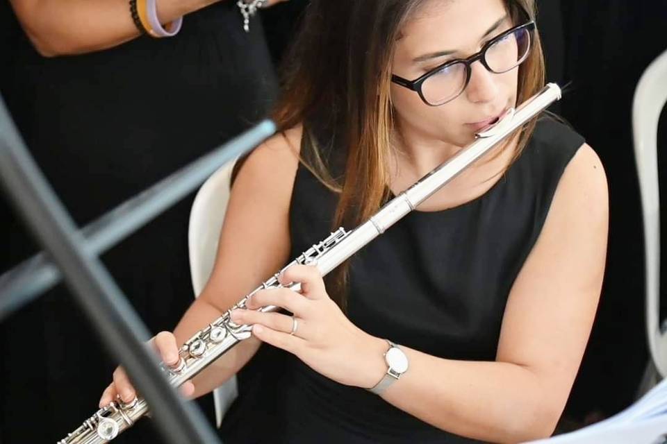 Sharon e il suo Yamaha yfl-617