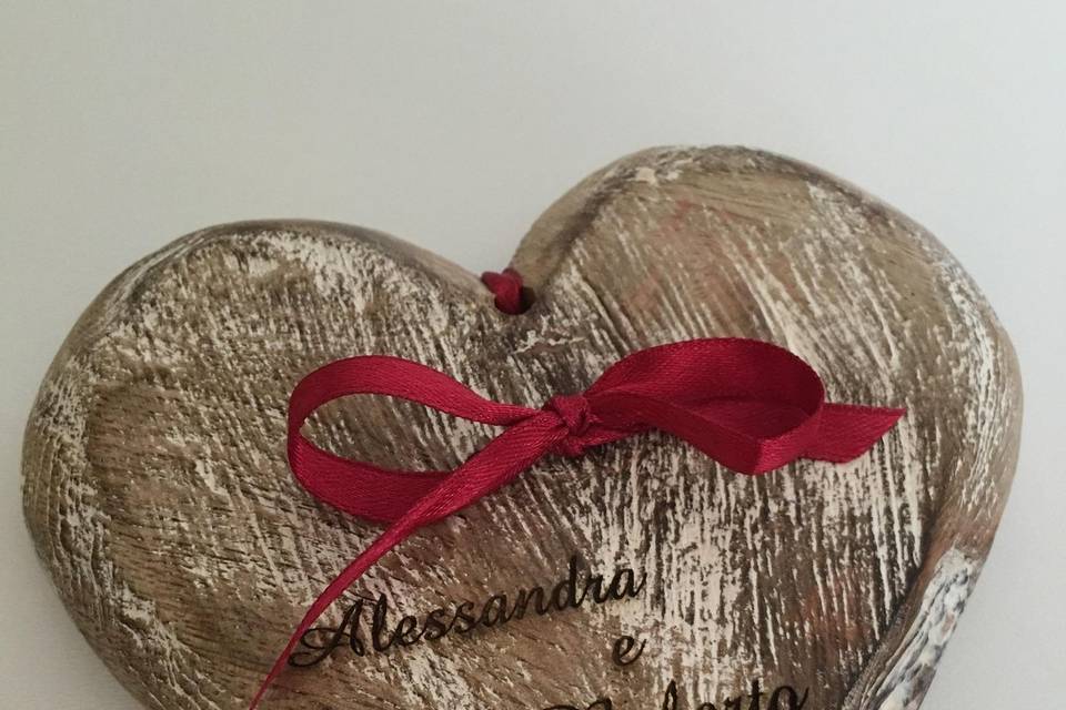 Personalizzazione cuore in leg