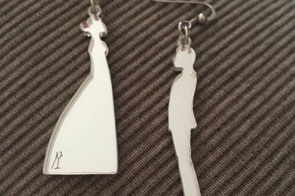 Orecchini sposi plexi