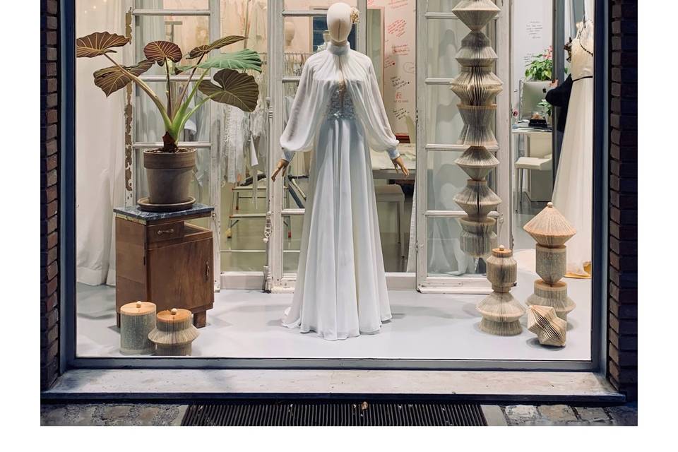 Allestimentento negozio sposa