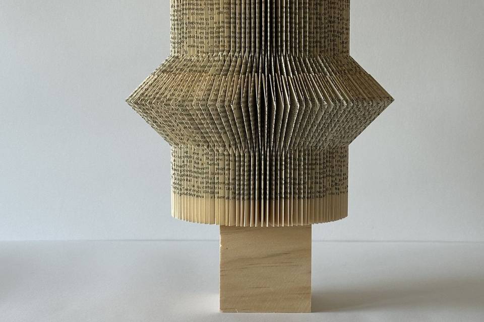 Libro origami bomboniera