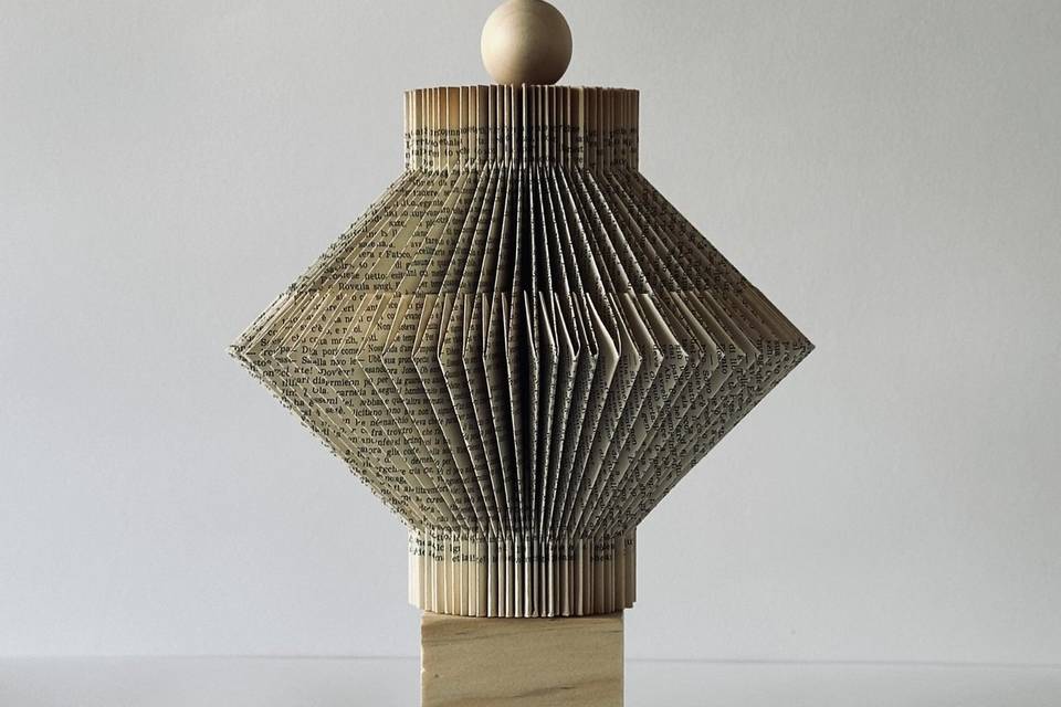 Libro origami bomboniera