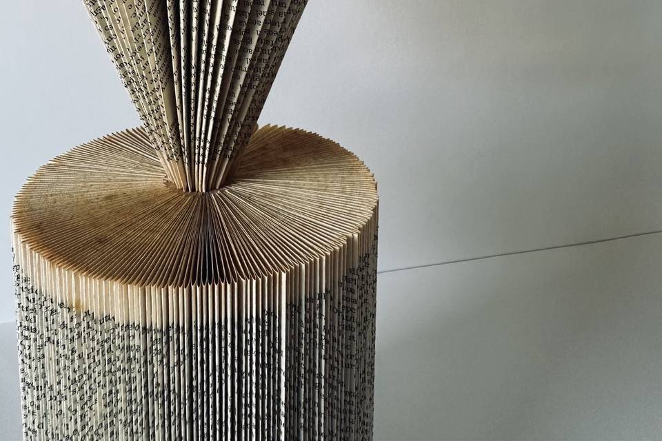 Libro origami bomboniera
