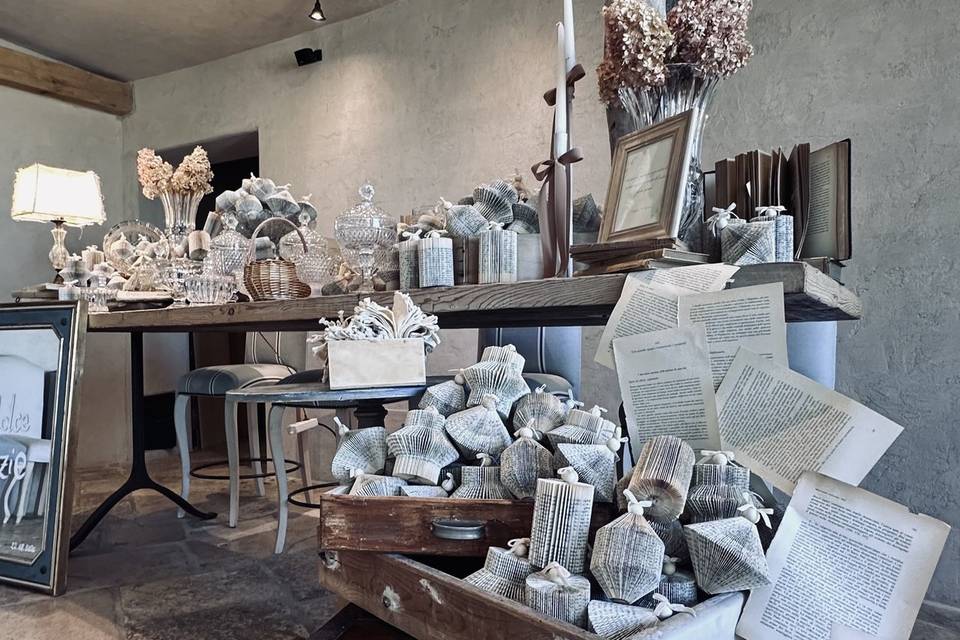Allestimento confettata