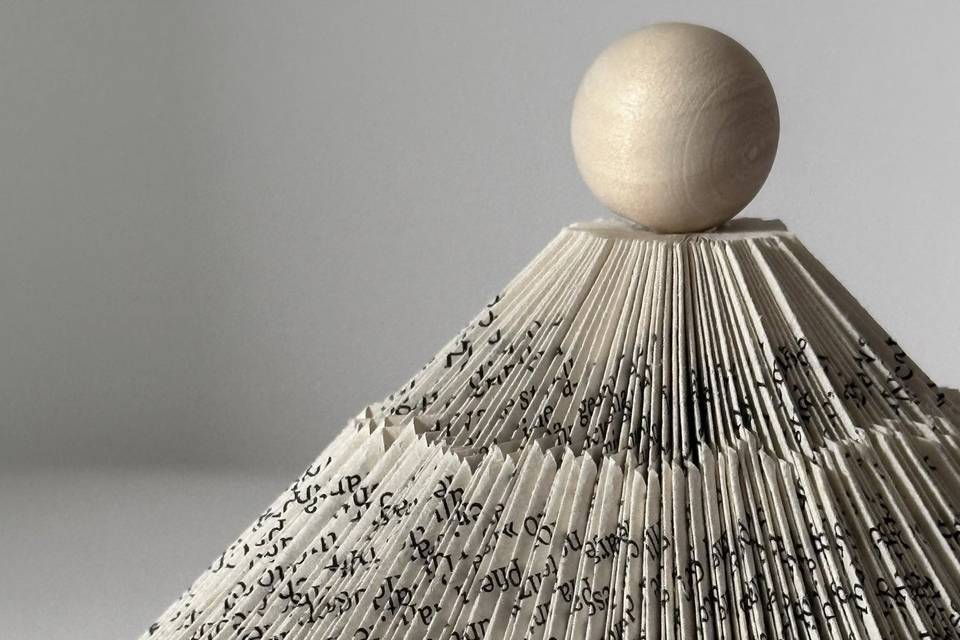 Libro origami bomboniera
