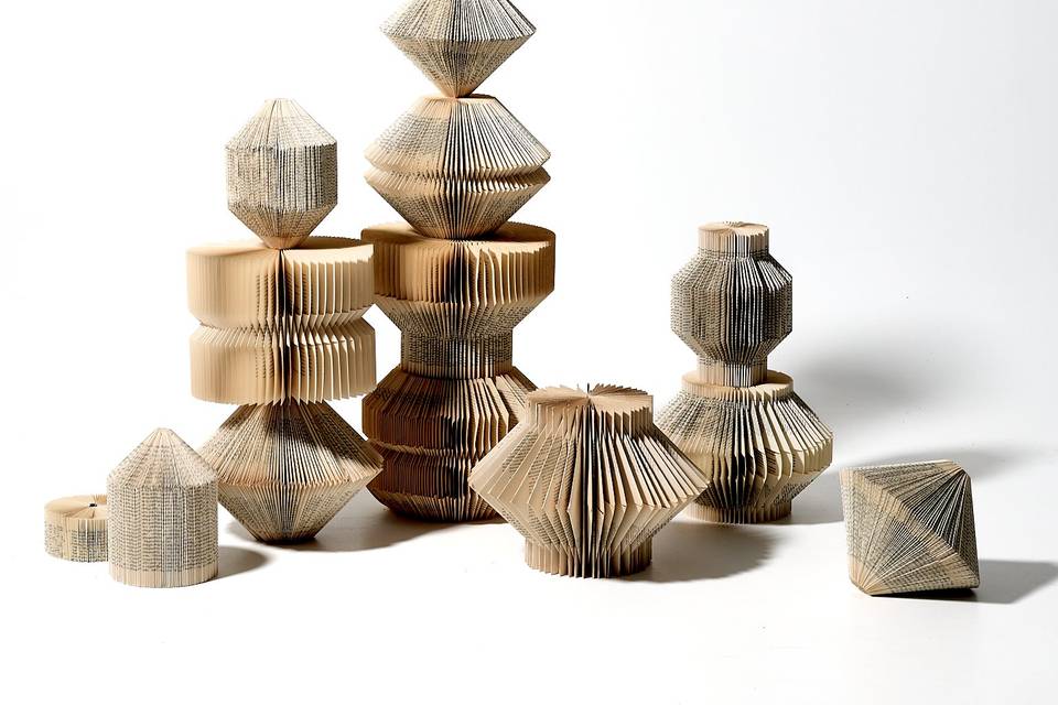 Composizione libro origami