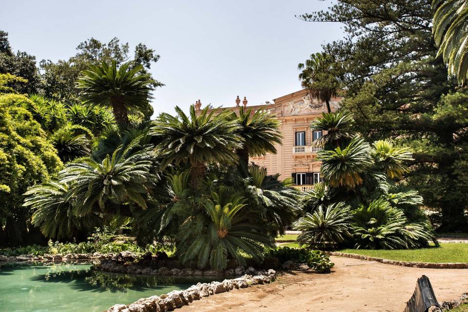 Il giardino di Villa Tasca