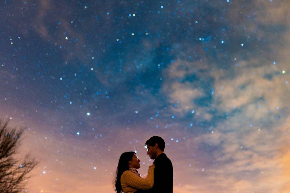 Astrofotografia pre-wedding