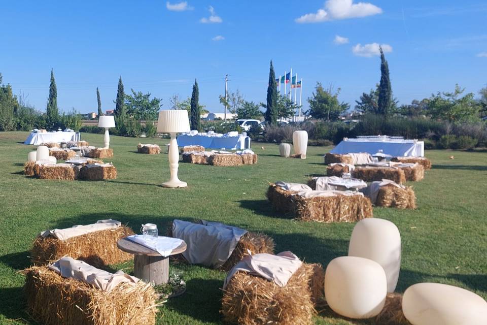 Allestimento per aperitivo