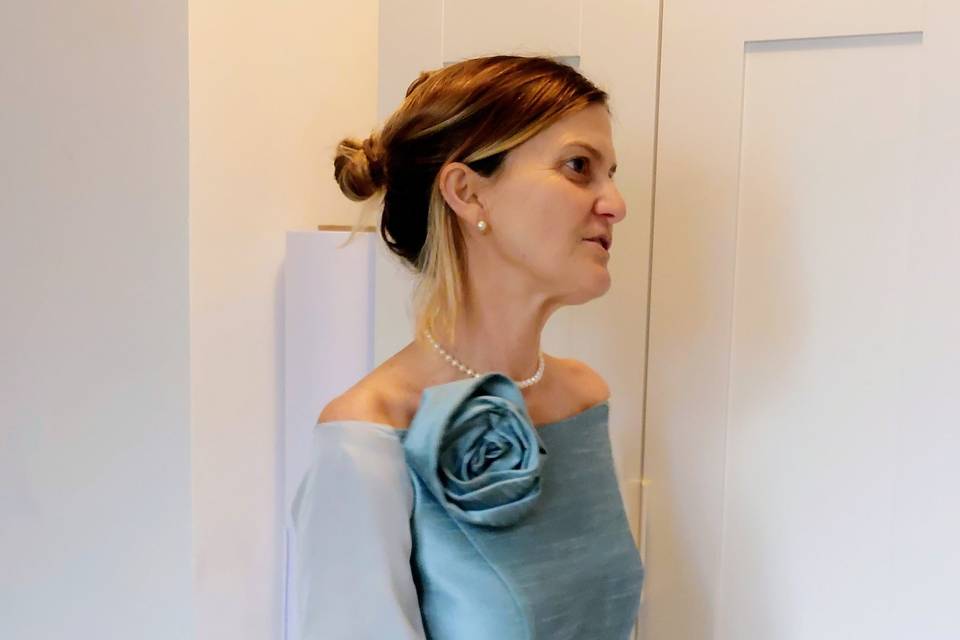 Cerimonia in chiffon e taffetà