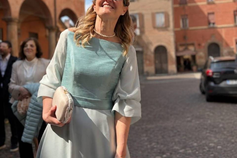 Cerimonia in chiffon e taffetà