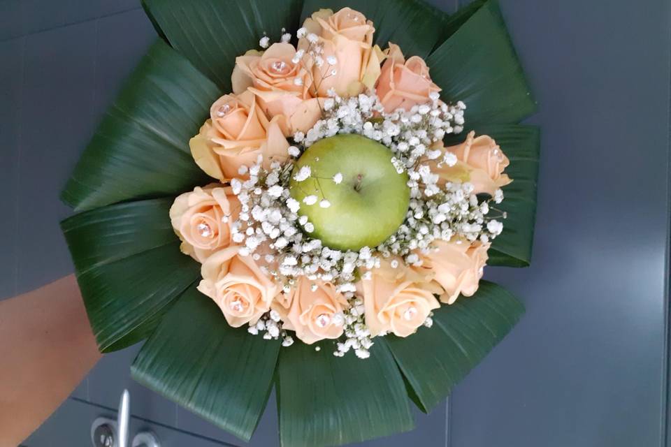 Bouquet con mela verde